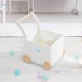 Baby Push Wood Shopping Cart Toy for Child Aged 3 Years Old and above. 