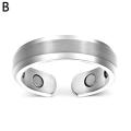 Magnetic Ring Anti Magnet Rings Adjustable Power Therapy Magnets Weight Lose Care Jewelry For Men G P9w5.