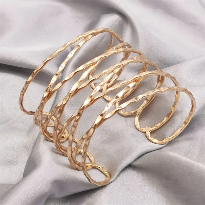 Unexda%20Designer%20Fashion%20Jewelry%20Bracelets%20Luxury%20For%20Women%20Simple%20Cutout%20Cuff%20Bracelets%20Party%20Gift%20Bracelet%20Gothic%20Accessories%20-%20Image%204