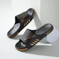 2024 New Fashion Men's Slippers PVC Soft Sole Non-slip Slides Casual Outdoor Beach Flip Flops Home Bathroom Couples Slippers. 