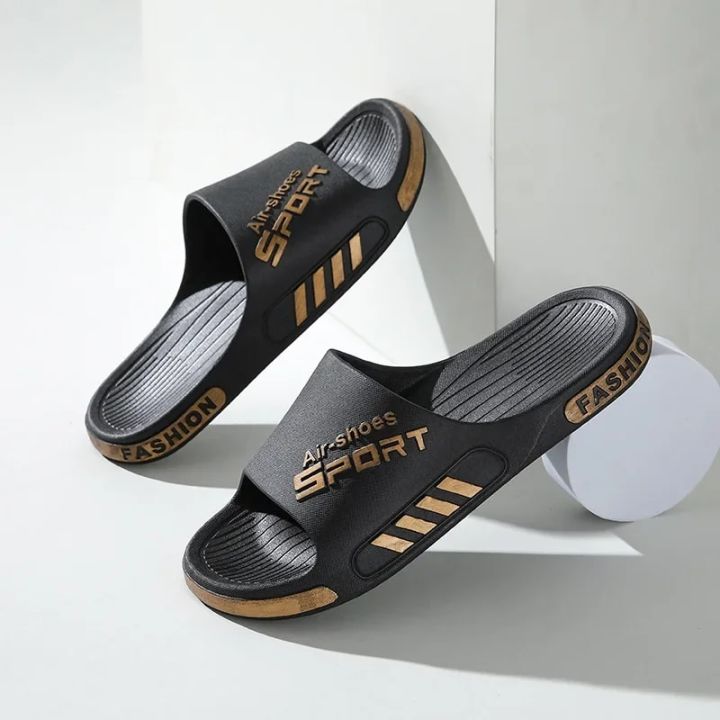 2024%20New%20Fashion%20Men's%20Slippers%20PVC%20Soft%20Sole%20Non-slip%20Slides%20Casual%20Outdoor%20Beach%20Flip%20Flops%20Home%20Bathroom%20Couples%20Slippers%20-%20Image%207