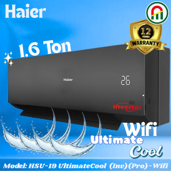 Haier 1.6 Ton UltimateCool Inverter AC (HSU-19UltimateCool (INV)(Pro)(X6)(T3))