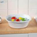 Portable Washbasin Soaking Tub 34x32x11cm Laundry Bowl Cleaning Pail Dish Washing Pan Vegetable Fruit Wash Pan for Household Bathroom Garden.