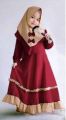 Irani Style Baby Borka- Dubai Charry Georgette Kapor - readymade Hijab Set- for Muslim Baby.