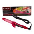 Kemei Km-1298 200 °C Household Ceramic Thermostat Roll Bar Large Hair Curling Straight Dual-Use Hot Hair Plywood Hair Straightener  (Red). 