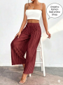 Soft & Stretchable Korean Crepe Palazzo For Women ..