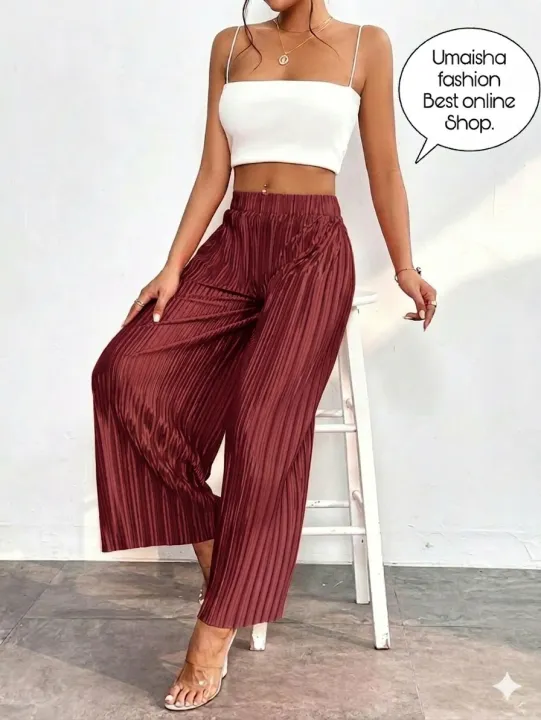 Soft%20&%20Stretchable%20Korean%20Crepe%20Palazzo%20For%20Women%20.%20-%20Image%204