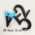 【Exclusive Online Deals】 5.8cm 3d Black House Door Number Plate Home Number Street Mailbox Number Numbers Flat Number Hotel Number Outdoor Door.