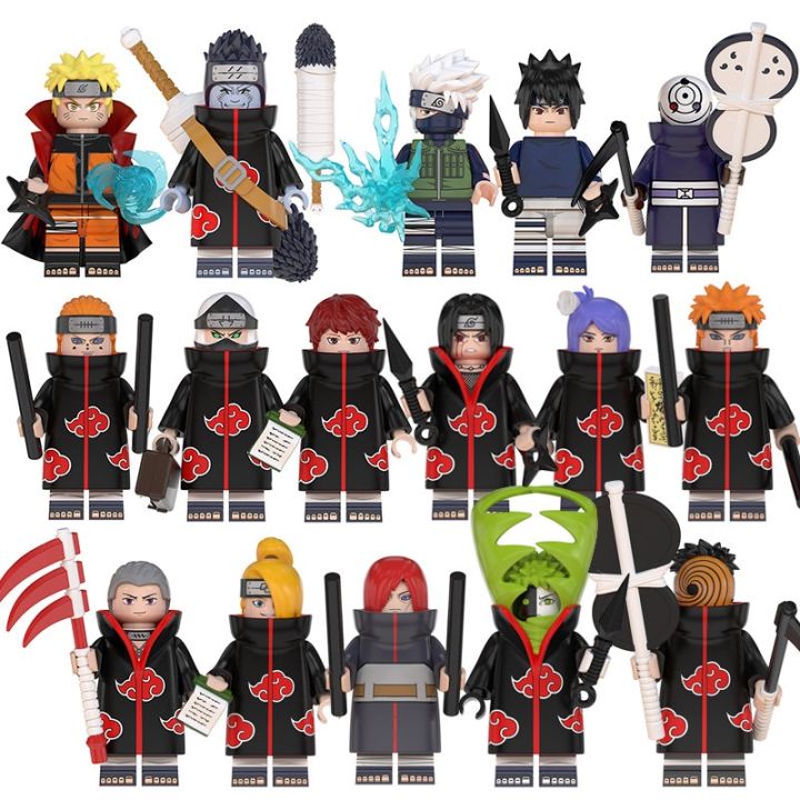 Naruto%20Minifigures%20Toys%20kakashi%20Madara%20Minato%20Comic%20Cartoon%20Building%20Blocks%20Compatible%20%20model%20-%20Image%204