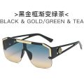 New Luxury Oversized Men Sunglasses Retro Brand Designer Sun Glasses For Women Fashion Gradient Square Shades Eyewear.