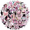 10/30/50pcs Cute Gothic Witch Magic Cartoon Stickers Decals Laptop Suitcase Phone Motorcycle Funny Decoration Sticker Kids Toys.