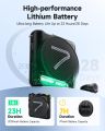 7RYMS WA2 Wireless Voice Amplifier with Magnetic Lavalier Mic for Teachers, Portable Speaker Clip-On Mic- Noise Canceling.