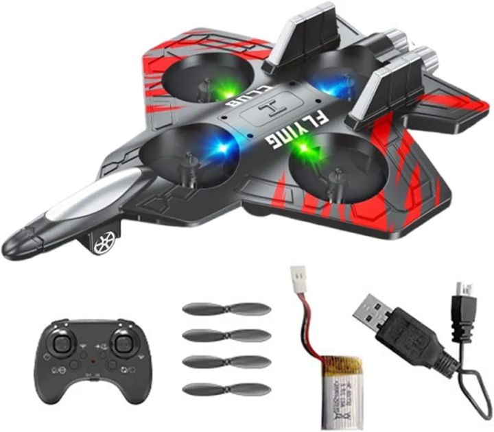 Velocity%202.4GHz%20Flying%20Drone%20Jet%20Fighter%20RC%20airplane%202.4GHz%20Remote%20Control%20Air%20plane%20360%20Stunt%20Spin%20Remote%20Light%20RC%20Plane%20Toy%20-%20Image%206