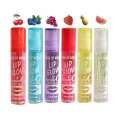 Fruit Gloss Lip Oil Care -6 Pcs (multicolor) Moisturizing Lip oil Temperature natural Color Long Lasting Nutritious Lip Oil 6piece LO. 