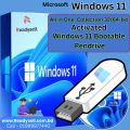 Windows 11 Full Version All in One Collection 32/64-bit Bootable in Pendrive. 