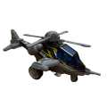 Mini Police Friction Helicopter Toy with Sound and Light on Display, Turbo Gears Battery Operated Helicopter. 