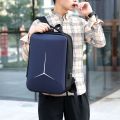 New Hard Case Notebook Briefcase for Both Male and Female Backpack Large Capacity Waterproof College Students Bag. 