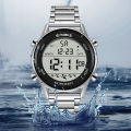 SYNOKE Stainless Steel Strap Digital Men's Watches Chrono Clock Waterproof Male Wristwatch Electronic Watches Relogio Masculino.