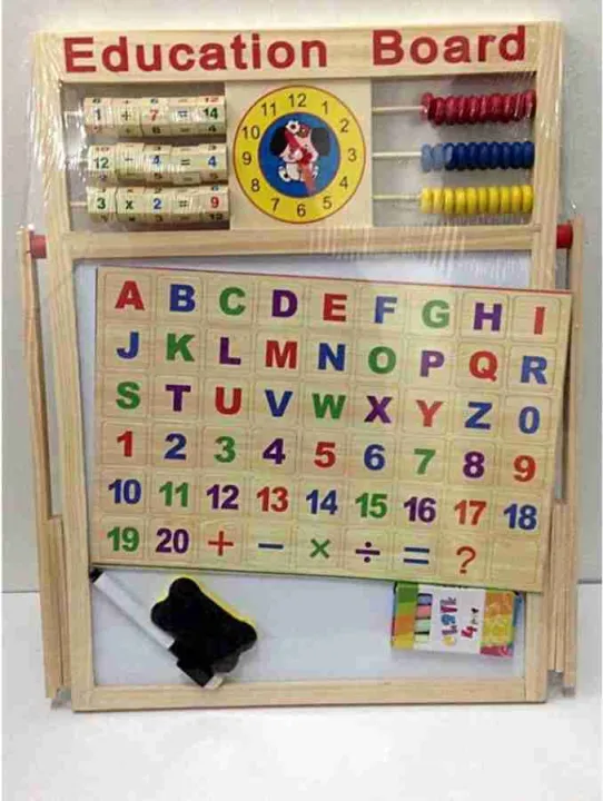 Educational%20Learning%20Board%20Multipurpose%20Double-Sided%20Magnetic%20Wooden%20Writing%20Board%20-%20Image%202