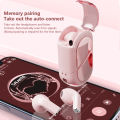 Olige for New K520 transformable cute heart-shaped Bluetooth earphones, compact and three-dimensional Bluetooth earphones. 