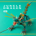 Compatible with  Ninja Flying Dragon Phantom Dragon Four Holy Beast Puzzle Assembled Building Block Toys Wholesale Boys and Children. 