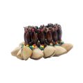 2PCS African Tribal Style Nuts Shell Bracelet Dora Nut Handbell Percussion Accessories. 