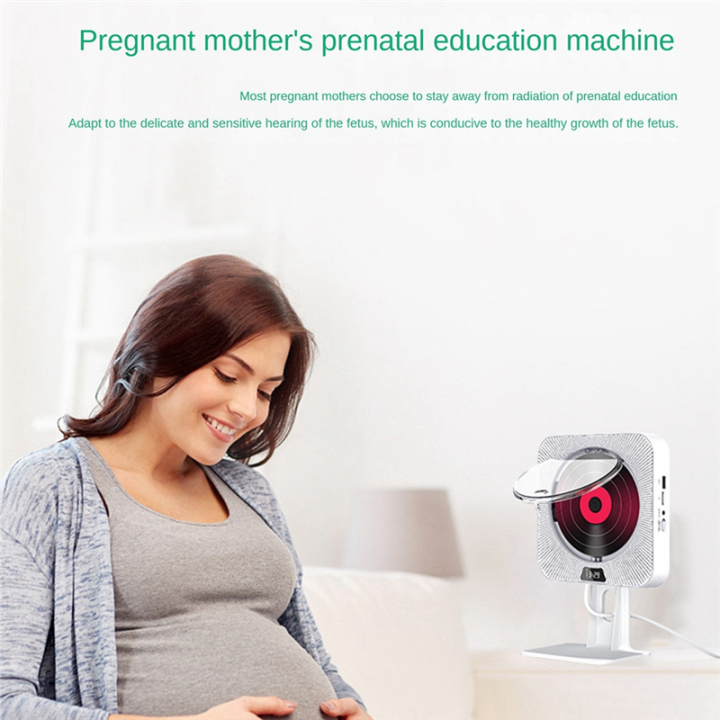 Portable%20CD%20Player%20Bluetooth%20CD%20Speaker%20Digital%20Display%20Stereo%20Speaker%20Wall%20Mounted%20Music%20Player%20Durable%20White%20for%20Student%20US%20Plug%20-%20Image%205