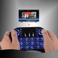 Mini Keyboard With Touchpad Mouse - A Backlit Keyboard - 3 Colour Switchable RGB Keyboard Handheld Portable Wireless Keyboard 2.4 GHz.