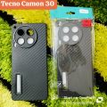 Tecno Camon 30 Back Cover Soft Carbon Fiber Premium With Camera Bump Protection High Quality Back Case Tecno Camon30 Back Case. 