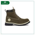 WOODLAND Olive green high ankle boot for men.