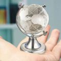 World Map Earth Round Globe Crystal Paperweight Decoration for Wall. 