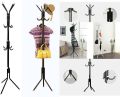 Basics Metal Coat Rack for Coat and Clothing, Black, 48 x 48 x 175.5 cm (L x W x H). 