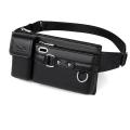 Shanda Crocodile Chest Bag Multi-Functional Large Capacity Waist Bag Casual Shoulder Messenger Bag Men's Bags Trendy Fashion Outdoor. 