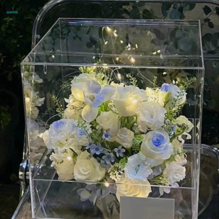 Acrylic%20Flower%20Box%20Wedding%20Keepsake%20Acrylic%20Display%20Case%20for%20Collectibles%20Clear%20Flower%20Bouquet%20Storage%20Box%20Floral%20Box%20Gift%20Box%20-%20Image%207