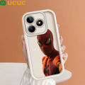 UCUC for Realme C53 C51 / Narzo N53 Note 50 Back Cover Spider-Man Ladder Camera Soft Rubber Protection Phone Case.