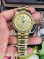 Ro-lex luxurious stylish stone watch for men for Time Lovers. 