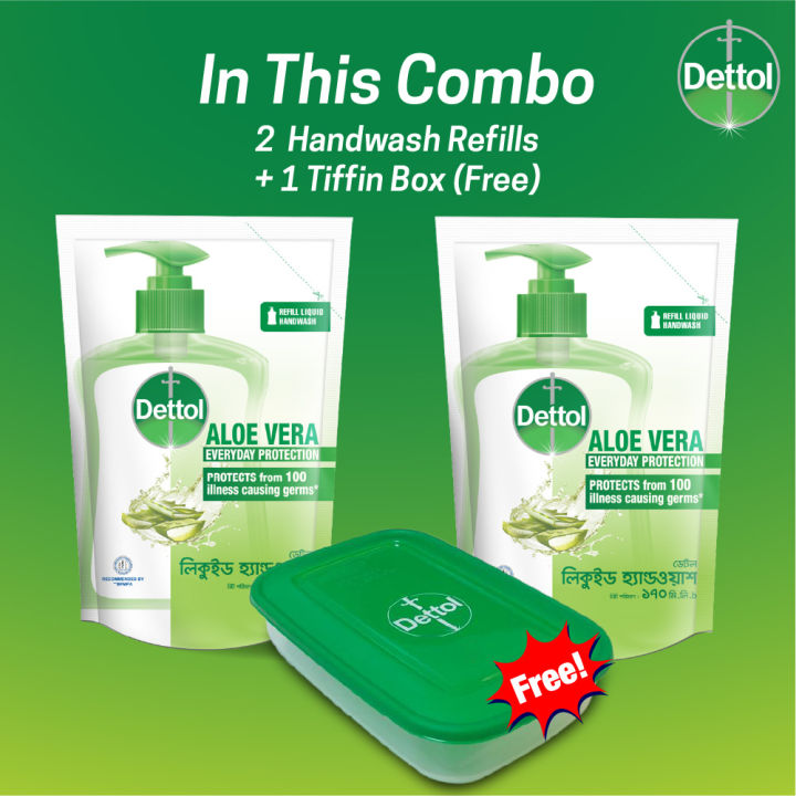 Dettol%20Handwash%20Aloe%20Vera%20Refill%20Double%20Pack%20(170ml%20x%202)%20Get%20Tiffin%20Box%20-%20Image%204