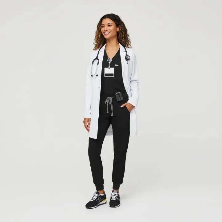 Doctor%20Slim%20Female%20Thin%20Long-sleeved%20Lab%20Coat%20White%20Lab%20Coats%20Beauty%20Salon%20Teacher%20and%20Nurse%20Work%20Clothes%20Woven%20Uniform%20-%20Image%202