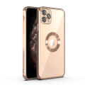 Apple iphone 11 pro max এর জন্য মোবাইল কভার ইলেক্ট্রোপ্লেটিং পরিষ্কার স্বচ্ছ নরম tpu ফোন কেস লোগো ব্যাক কভার দেখাচ্ছে (fs) (Back Case Cover For Smartphone). 