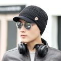 Men Warm Baggy Weave Crochet Winter Wool Knit Ski Beanie Caps Hat.