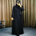 Regular Outerwear Full Body Kuchi Design Outfit Pocket Borkha Abaya Dubai Cherry Fabric Only Borkha 2024. 