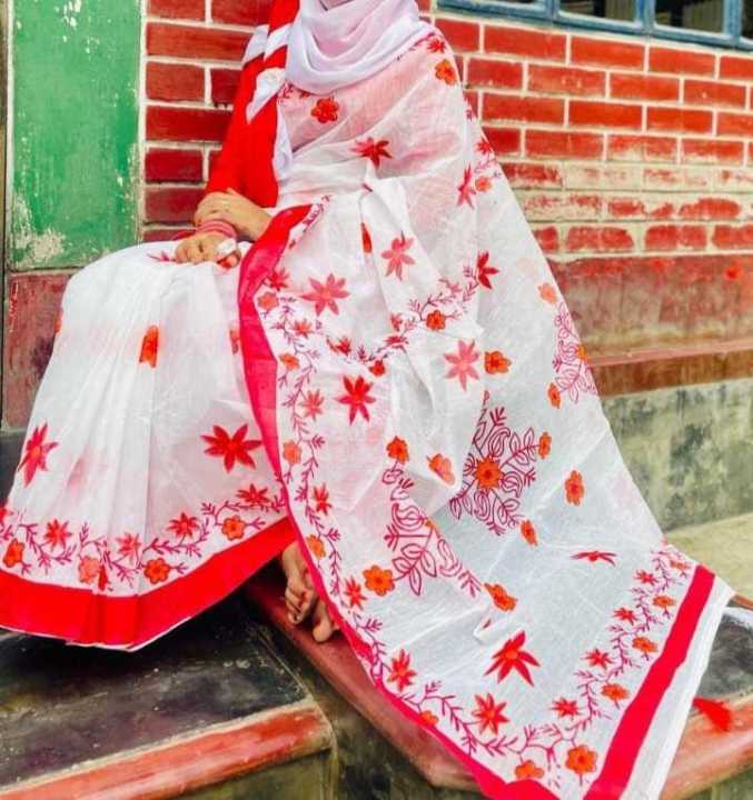 Exclusive%20Design%20Multicolor%20Skin%20Print%20Half%20Silk%20Saree%20For%20Women%20-%20Image%203