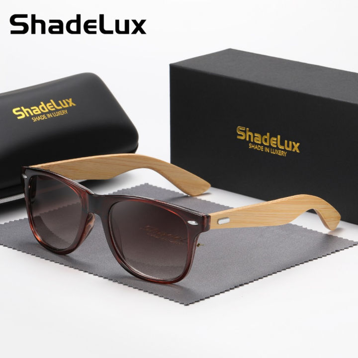 ShadeLux,%20Classic%20Vintage%20Square%20Frame%20Bamboo%20Temples%20Sunglasses,%20For%20Men%20Women%20Outdoor%20Party%20Vacation%20Travel%20Driving%20Supply%20Photo%20Prop%20-%20Image%203