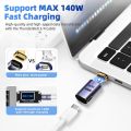 140W USB4.0 40Gbps Thunderbolt3 Magnetic Type-C OTG USB C To USB-C Fast Charge Magnet Converter Cable 8K@60Hz USB Type C Adapter. 