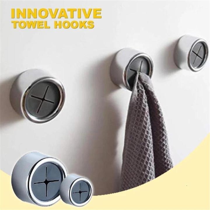 Punch Free Towel Plug Holder Sucker Towels Storage Rack Washing Cloth Hanger Rag Clip Bathroom Organizer Kitchen Storage Hooks