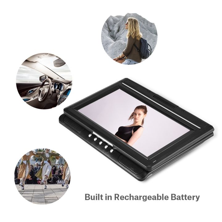 9.8%20Inch%20Portable%20Mobile%20Dvd%20Support%20Sd%20Card/USB%20Port/Dvd%20Us%20Plug%20-%20Image%202