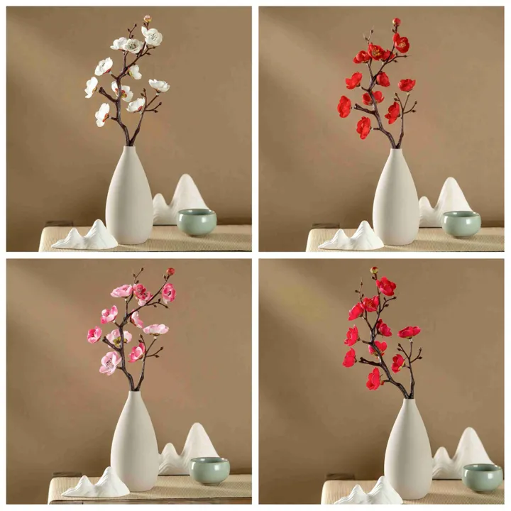 Artificial%20Plum%20Blossom%20Decorative%20Photo%20Props%20Faux%20Silk%20Flower%20Wedding%20Artificial%20Bouquet%20for%20Office%20-%20Image%203