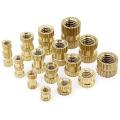 Practical product M2 M3 M4 M5 Female Thread Knurled Brass Threaded Insert Embedment Nut for 3D Printing Threaded Heat Set Inserts.