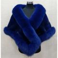 White Fur Shawl Jacket Women's 2024 Autumn Winter New Faux Mink Fox Fur Dress Cheongsam Cloak Coats Thicken Warm Short Outwear.