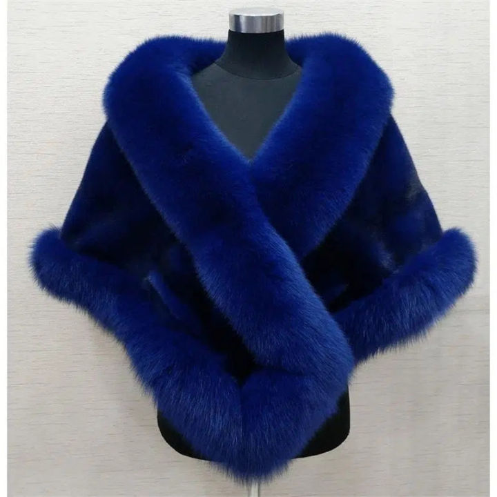White%20Fur%20Shawl%20Jacket%20Women's%202024%20Autumn%20Winter%20New%20Faux%20Mink%20Fox%20Fur%20Dress%20Cheongsam%20Cloak%20Coats%20Thicken%20Warm%20Short%20Outwear%20-%20Image%204